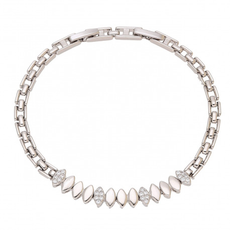 BRANSOLETKA PLATYNOWANA 19-17 CM 6 MM ELEGANCE XUPING 93493
