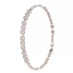 BRANSOLETKA PLATYNOWANA 19-17 CM 5 MM ELEGANCE XUPING 93497
