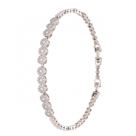 BRANSOLETKA PLATYNOWANA 19-17 CM 5 MM ELEGANCE XUPING 93497