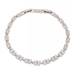 BRANSOLETKA PLATYNOWANA 19-17 CM 5 MM ELEGANCE XUPING 93503