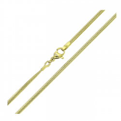 ŁAŃCUSZEK POZŁACANY 50 CM 2,4 MM S. STEEL TTM XUPING 93714