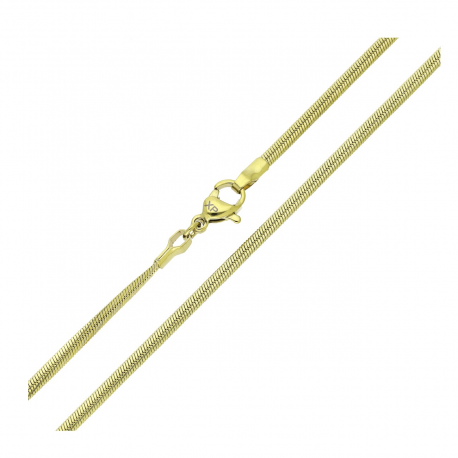 ŁAŃCUSZEK POZŁACANY 50 CM 2,4 MM S. STEEL TTM XUPING 93714