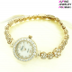 BRANSOLETKA POZŁACANA 18,5CM/22MM LUXURY ZEGAREK Z BRYLANTAMI XUPING 10496