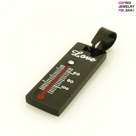 ZAWIESZKA ZE STALI BLACK 36/10MM TERMOMETR UCZUĆ XUPING 12539