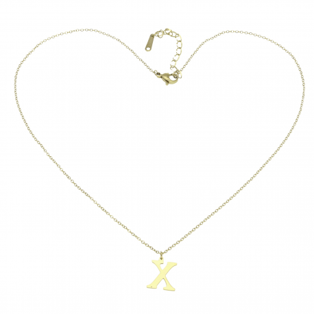 CELEBRYTKA POZŁACANA 40+5CM XENA S.STEEL TTM & XUPING 19811