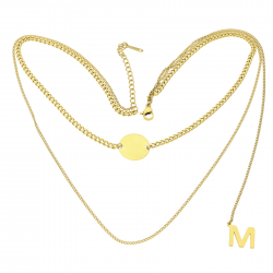 CELEBRYTKA POZŁACANA 38+6CM S.STEEL TTM XUPING 20301