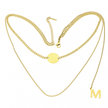 CELEBRYTKA POZŁACANA 38+6CM S.STEEL TTM XUPING 20301