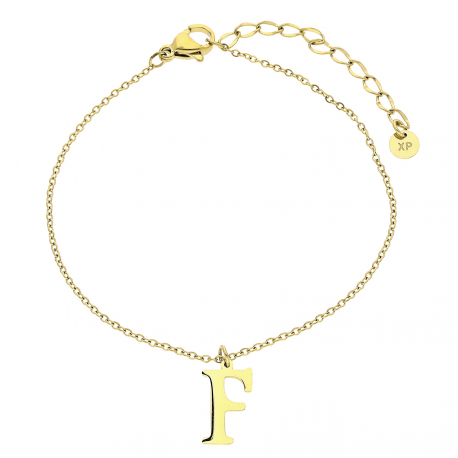 BRANSOLETKA POZŁACANA 16,5+4,5CM FELICJA S.STEEL TTM XUPING 20367