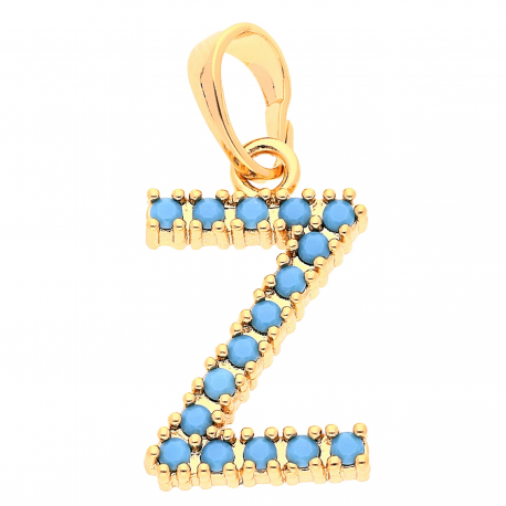 ZAWIESZKA POZŁACANA 22MM LITERKA XUPING 22211