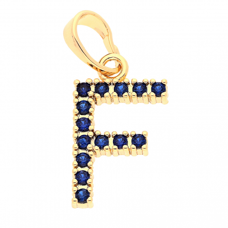 ZAWIESZKA POZŁACANA 22MM LITERKA XUPING 22293