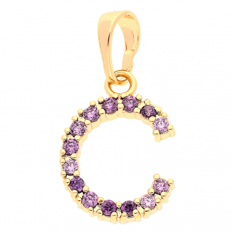 ZAWIESZKA POZŁACANA 22MM LITERKA XUPING 22313