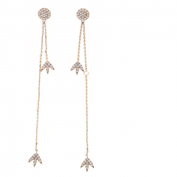 KOLCZYKI POZŁACANE 100/9MM LUXURY XUPING 23129