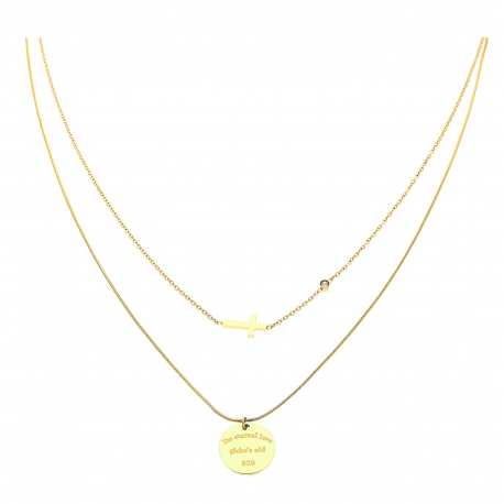 CELEBRYTKA POZŁACANA 37+6CM S. STEEL TTM XUPING 26142