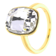 PIERŚCIONEK POZŁACANY 15MM CRYSTAL SWAROVSKI XUPING 29939