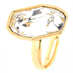 PIERŚCIONEK POZŁACANY 20MM CRYSTAL SWAROVSKI XUPING 30170