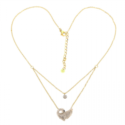 CELEBRYTKA POZŁACANA 42+5CM S. STEEL TTM XUPING 31039