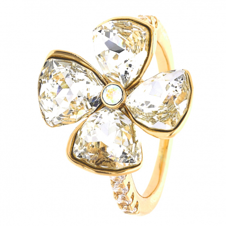 PIERŚCIONEK POZŁACANY 17MM CRYSTAL XUPING 31336