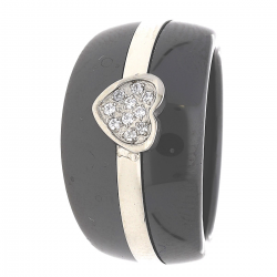 PIERŚCIONEK CERAMIC BLACK 13MM S. STEEL TTM XUPING 32519