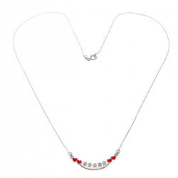 CELEBRYTKA RODOWANA 49CM SERDUSZKA XUPING 32997