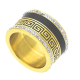 PIERŚCIONEK POZŁACANY 12MM S. STEEL TTM XUPING 33599