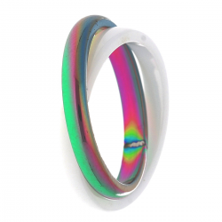 PIERŚCIONEK CERAMICZNY 6MM S. STEEL TTM XUPING 34024