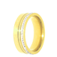 PIERŚCIONEK POZŁACANY 6MM S. STEEL TTM XUPING 34218