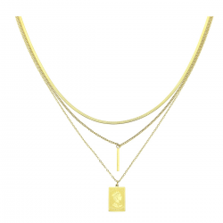 CELEBRYTKA POZŁACANA 37+6CM S.STEEL TTM XUPING 34269