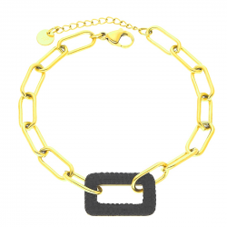 BRANSOLETKA POZŁACANA 19+3CM S.STEEL TTM XUPING 35965