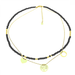 CELEBRYTKA POZŁACANA 40+5CM S. STEEL TTM XUPING 36255