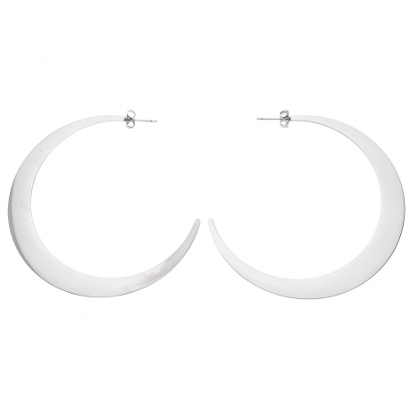 KOLCZYKI 70/1,4 MM CELEBRITY MOON S. STEEL TTM XUPING 37748