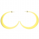 KOLCZYKI POZŁACANE 70/1,4 MM CELEBRITY MOON S. STEEL TTM XUPING 37752