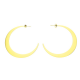KOLCZYKI POZŁACANE 60/1,4 MM CELEBRITY MOON S. STEEL TTM XUPING 37753