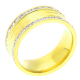 PIERŚCINEK POZŁACANY 8 MM S. STEEL TTM XUPING 38261