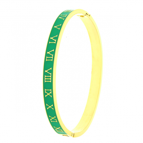 BRANSOLETKA POZŁACANA 58/6 MM S.STEEL TTM XUPING 38455