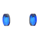 KOLCZYKI RODOWANE 8/5 MM SAPPHIRE CRYSTAL XUPING 38776