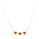 CELEBRYTKA POZŁACANA 37 CM RED STARS XUPING 39538