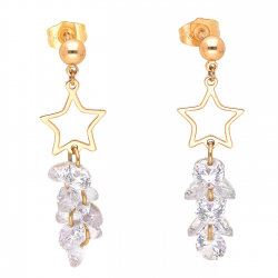 KOLCZYKI POZŁACANE44/13 MM XUPING 39731