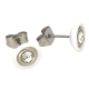 KOLCZYKI 9 MM CERAMIC S. STEEL TTM XUPING 40252
