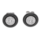 KOLCZYKI 12 MM BLACK CERAMIC S. STEEL TTM XUPING 40970