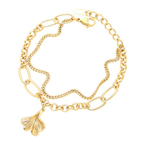 BRANSOLETKA POZŁACANA 17+3 CM ZŁOTY OGONEK XUPING 41399