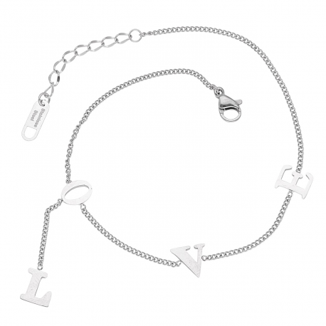 BRANSOLETKA NA KOSTKĘ 21+4 CM S.STEEL TTM XUPING 41522