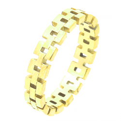 PIERŚCIONEK POZŁACANY 3,6 MM S.STEEL TTM XUPING 42230