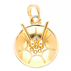 ZAWIESZKA POZŁACANA 25/17 MM BĘBENEK XUPING 43767