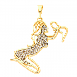 ZAWIESZKA POZŁACANA 37/27 MM MOM XUPING 44473