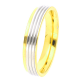 PIERŚCIONEK POZŁACANY 4 MM S.STEEL TTM XUPING 44648