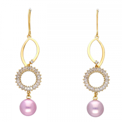 KOLCZYKI POZŁACANE 58/14 MM LUXURY XUPING 44832