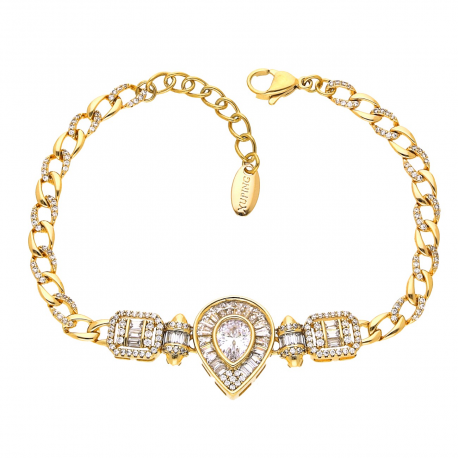 BRANSOLETKA POZŁACANA 18+3 CM 18 MM LUXURY XUPING 45125