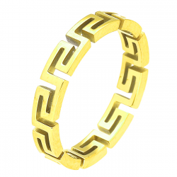 PIERŚCIONEK POZŁACANY 3,3 MM S.STEEL TTM XUPING 45381