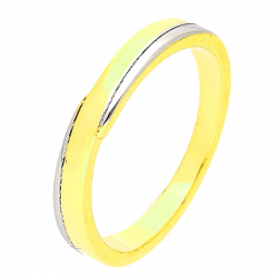 PIERŚCINEK POZŁACANY 3 MM S. STEEL TTM XUPING 45661