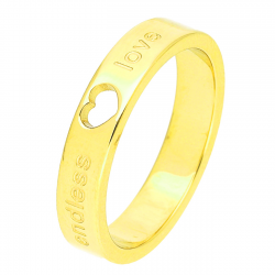 PIERŚCINEK POZŁACANY 4 MM S. STEEL TTM XUPING 45662